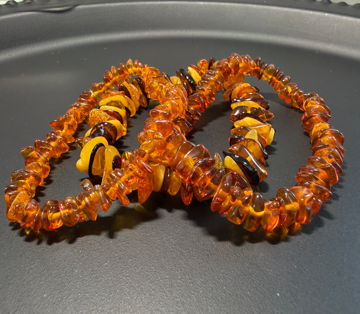 Armband aus Bernstein, Ostsee-Bernstein, verschiedene Farben, Einheitsgröße