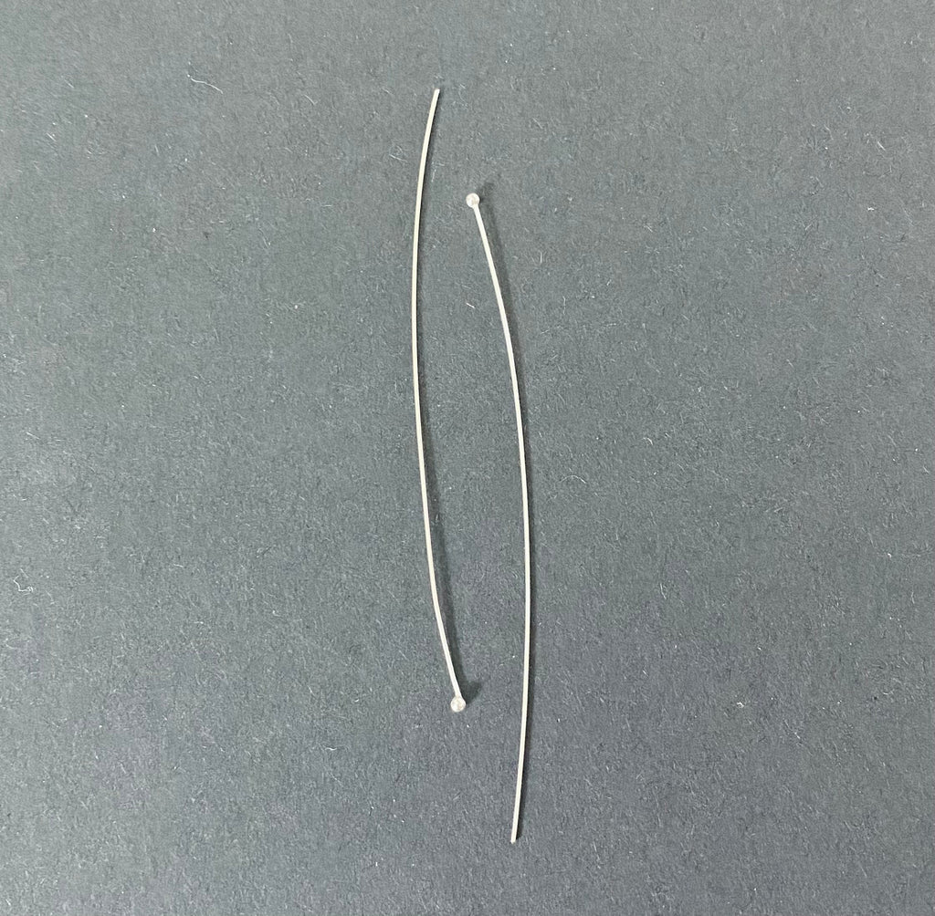 Kugelstifte 925-Silber, 0,6 × 80 mm | B17