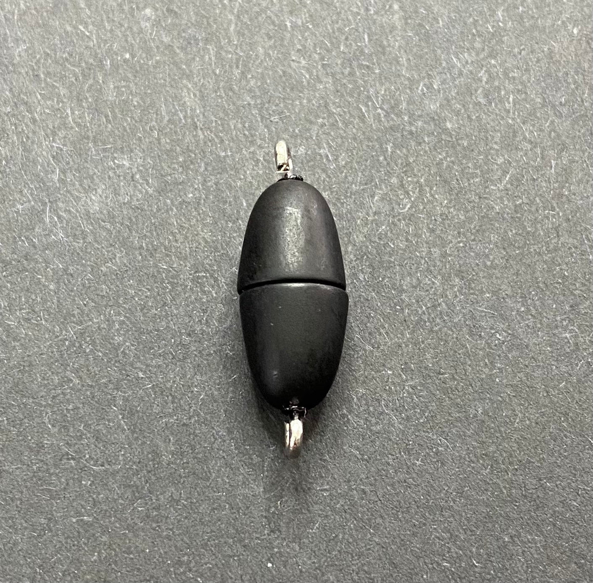 Magnet Verschluss, olivenförmig, 25 mm | weiß / schwarz / gold / silber matt | Made in Germany