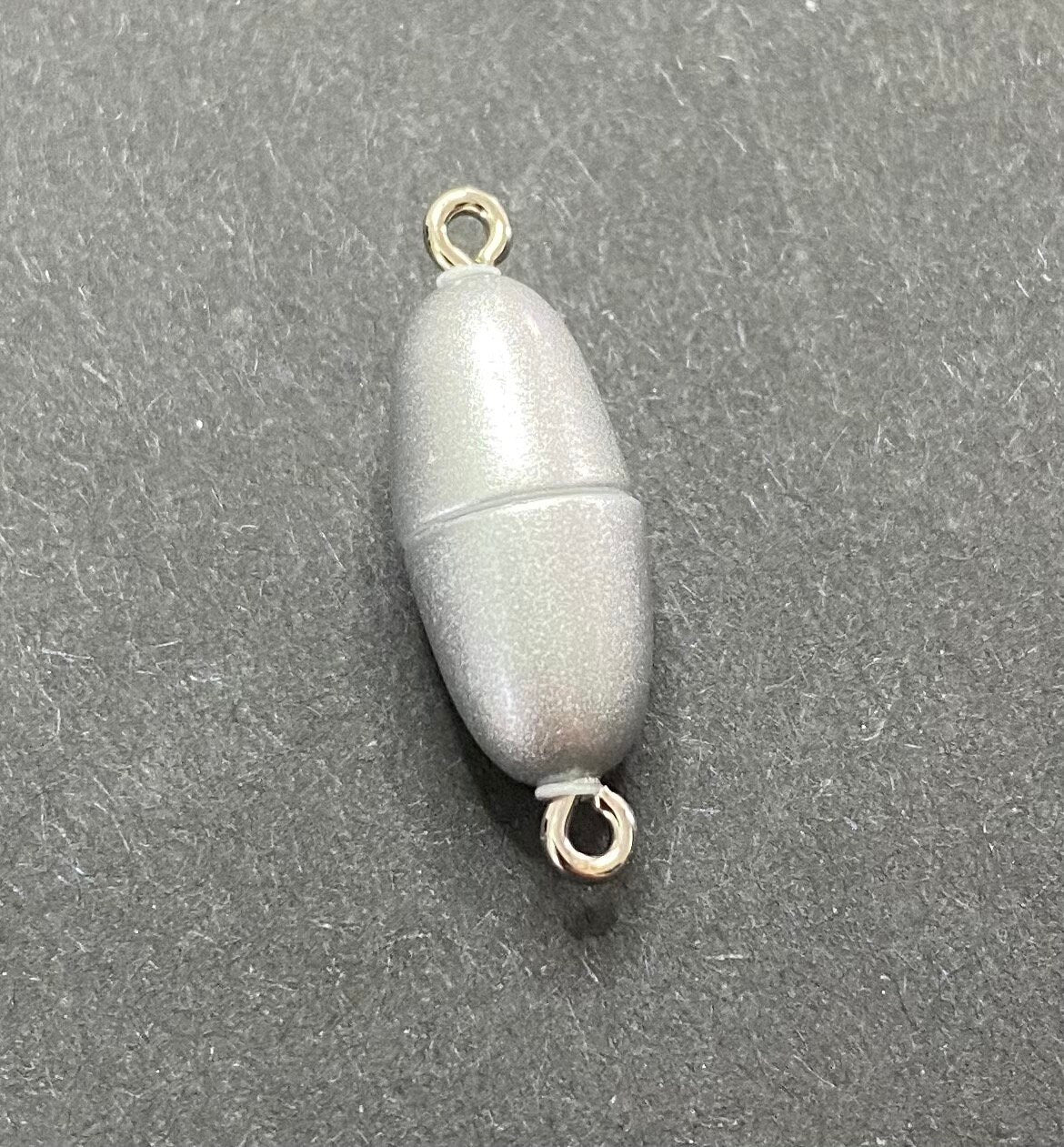 Magnet Verschluss, olivenförmig, 25 mm | weiß / schwarz / gold / silber matt | Made in Germany