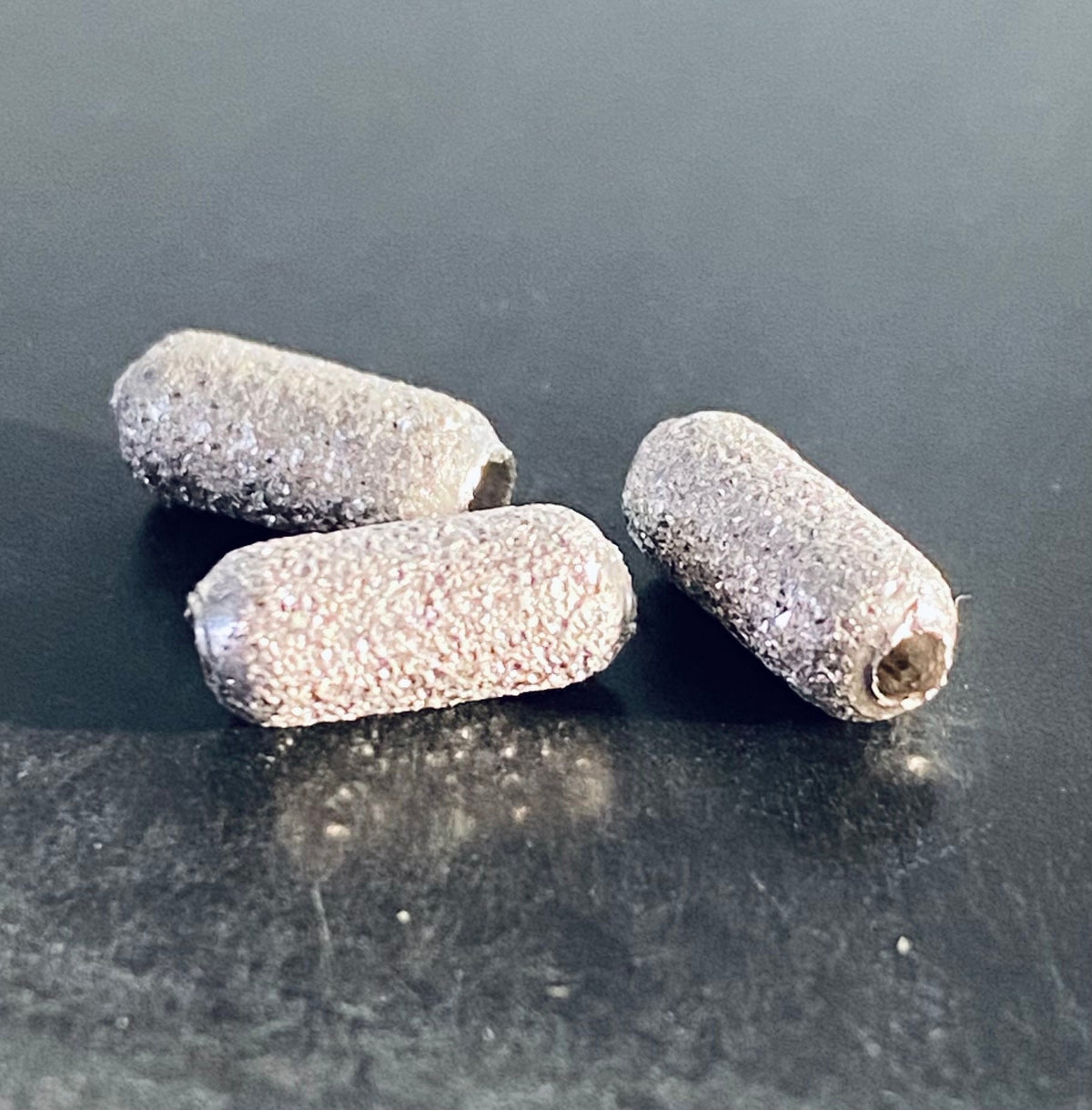 Walze, 925-Silber, diamantiert, 9,5 × 4 mm | D35