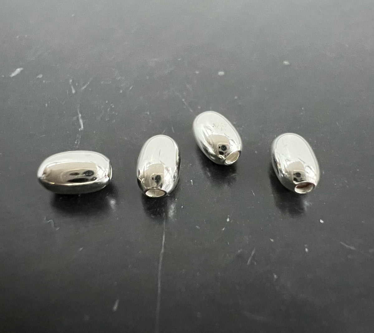 Olive, 925-Silber, 4,5 – 6,8 mm