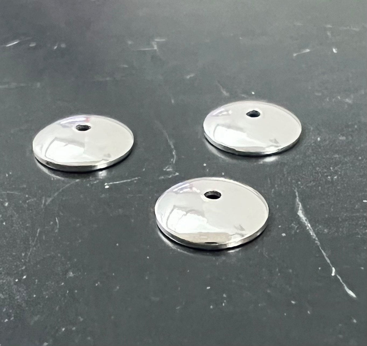 Halblinsen, 925-Silber, 4 mm & 6 mm