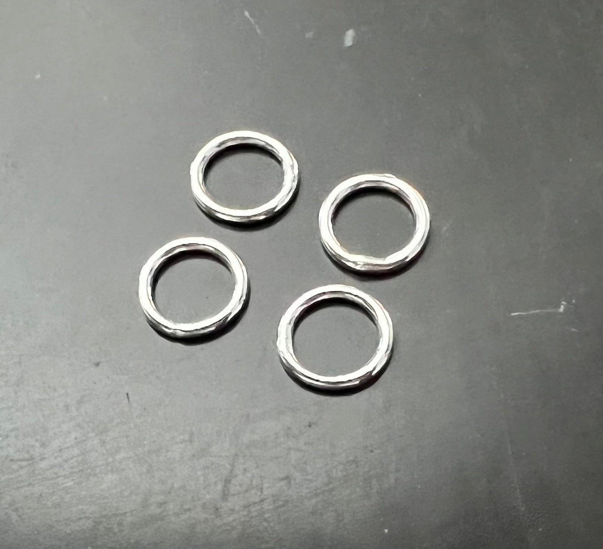 925-Silber Binderinge, geschlossen, 5 – 7 mm