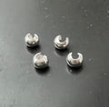 Kaschierkugeln / Klappkaschierperlen 925-Silber, 3 & 4 mm