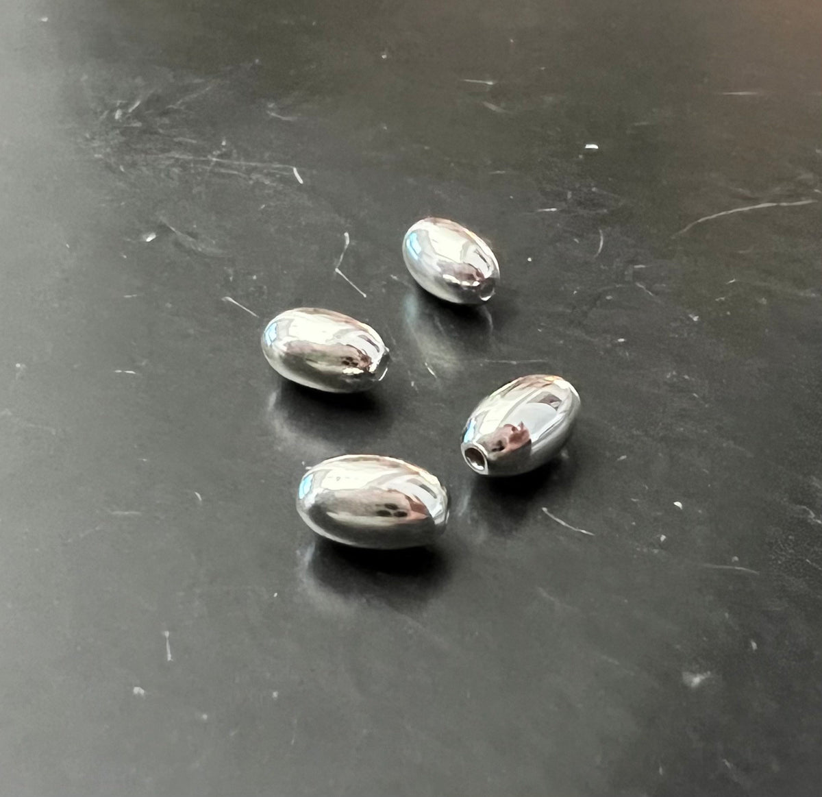 Olive, 925-Silber, 4,5 – 6,8 mm
