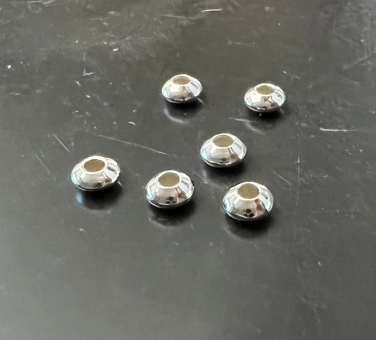Linse, 925-Silber, 3 mm & 3,9 mm
