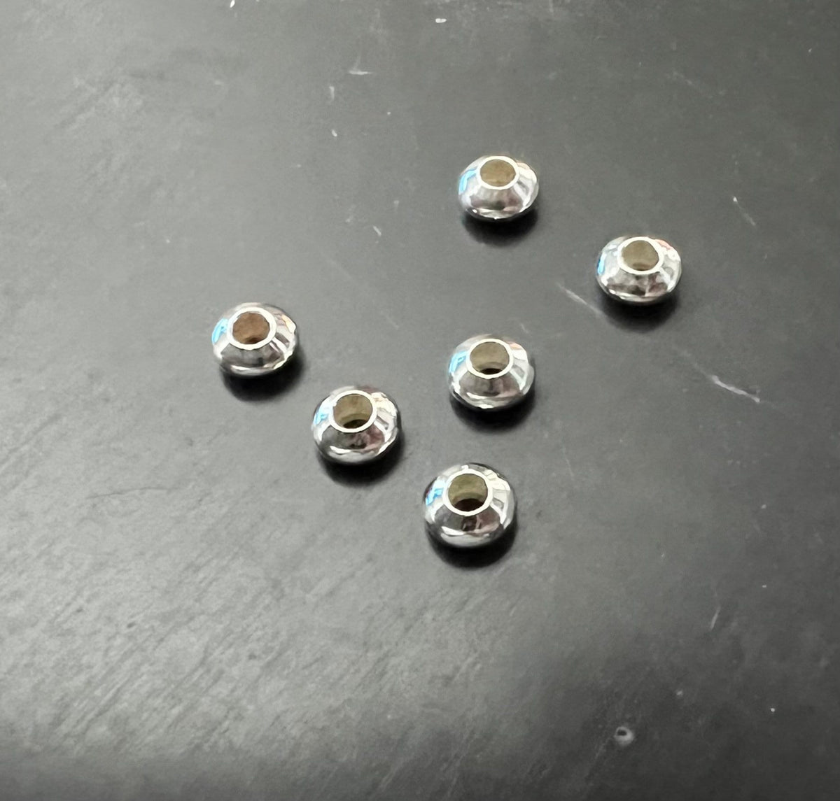 Linse, 925-Silber, 3 mm & 3,9 mm