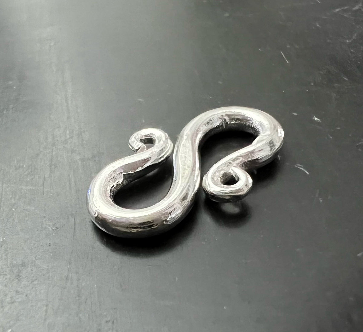 S-Haken-Verschluss 925-Silber, 13 mm / 15,5 mm