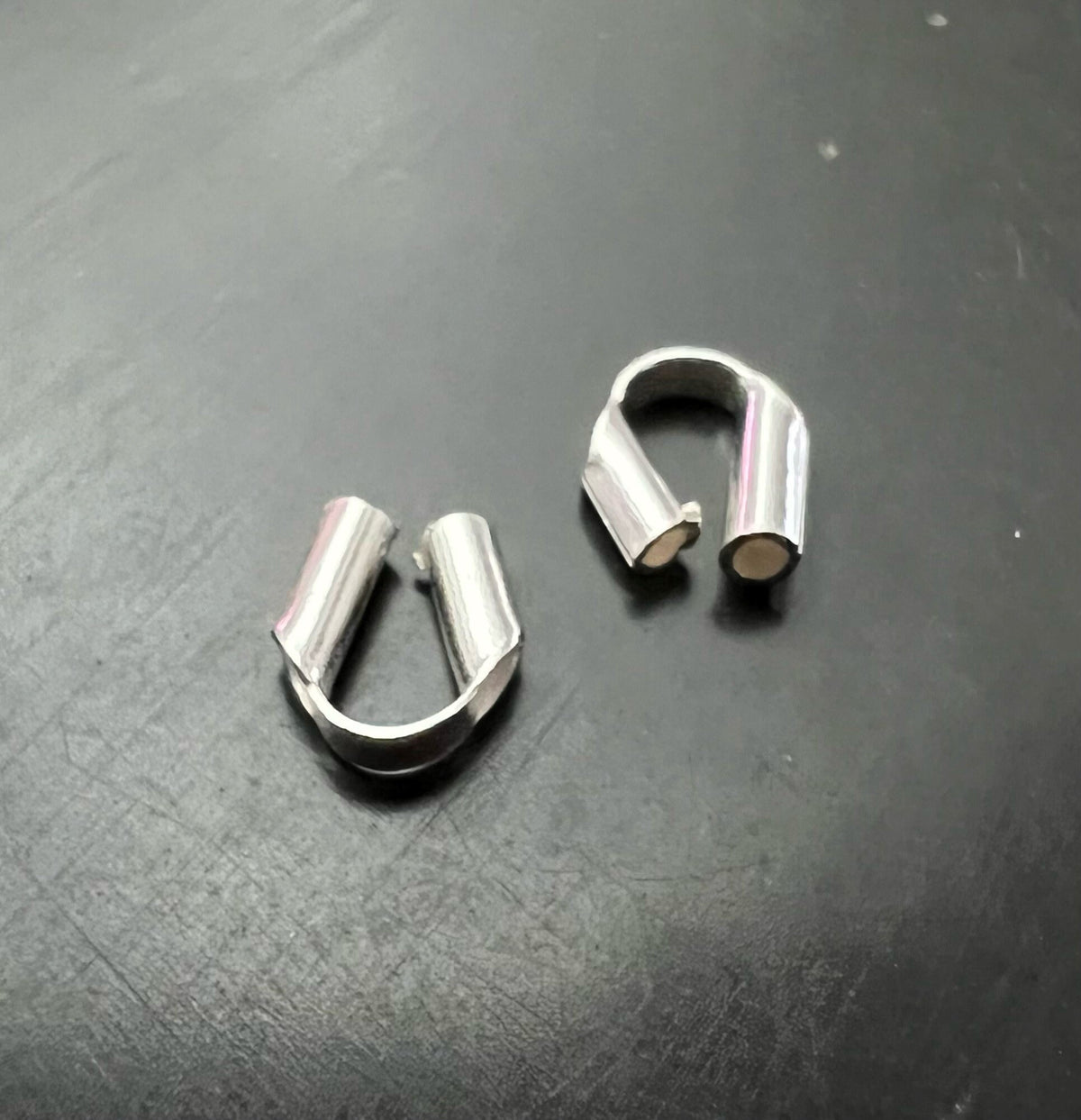 Drahtschutzbügel 925-Silber, 6×5 mm - B34