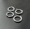 925-Silber Binderinge, offen, 5 – 7 mm