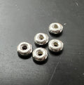 Hohlring / Rundring, 925-Silber oder vergoldet, 3,5 × 1,5 mm