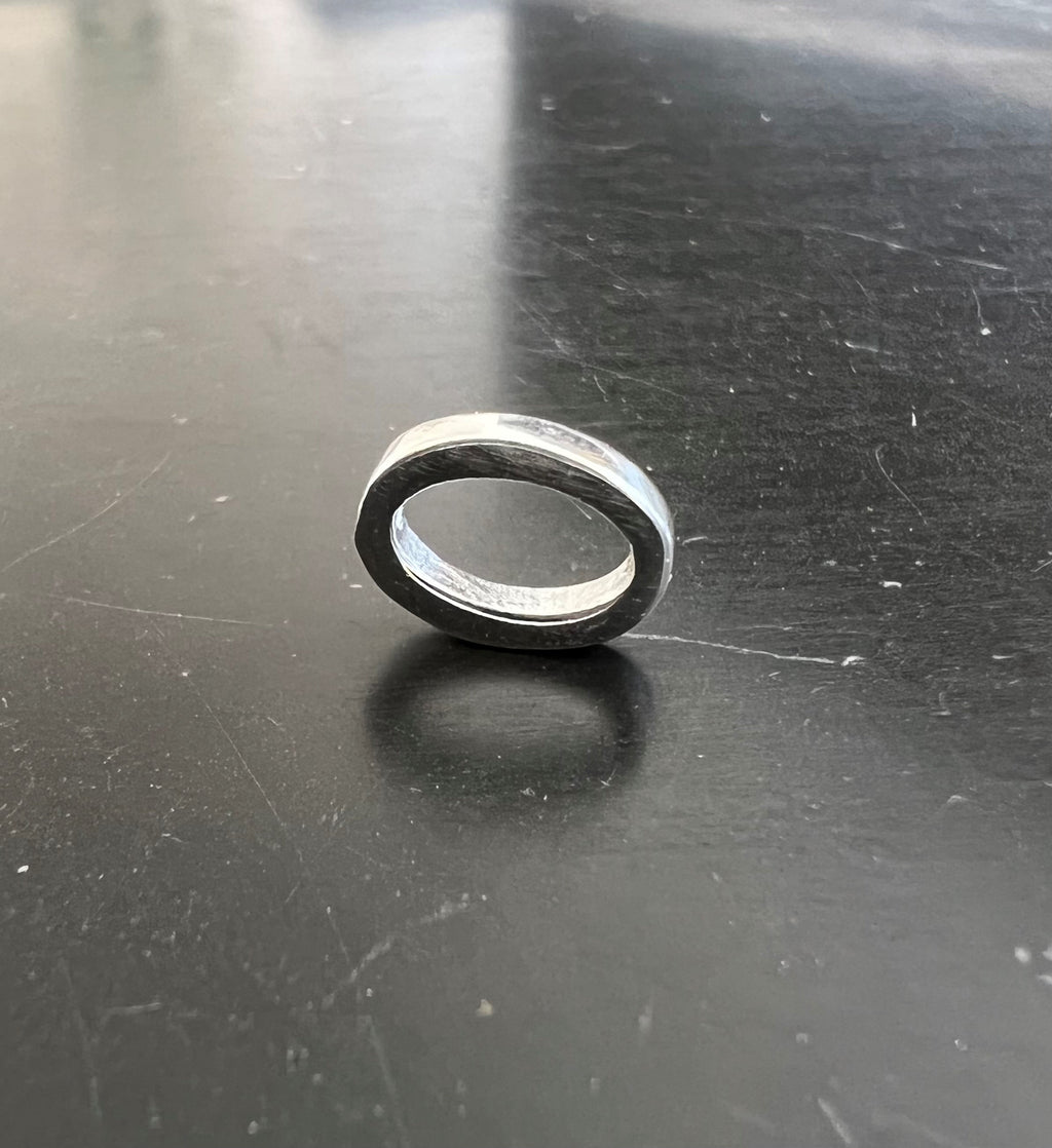 Oval, 925-Silber, poliert, 9,7 × 7,3 mm | B45