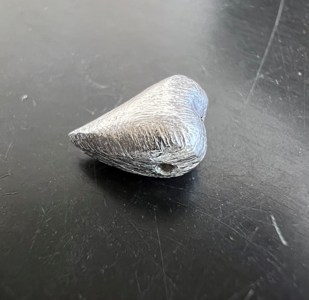 Herz, 925-Silber, gebürstet, 10 × 8 mm | B51