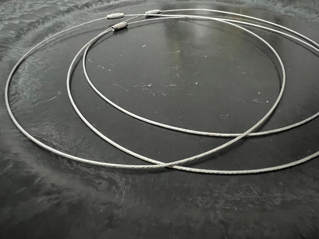 Neck ring, silver-colored