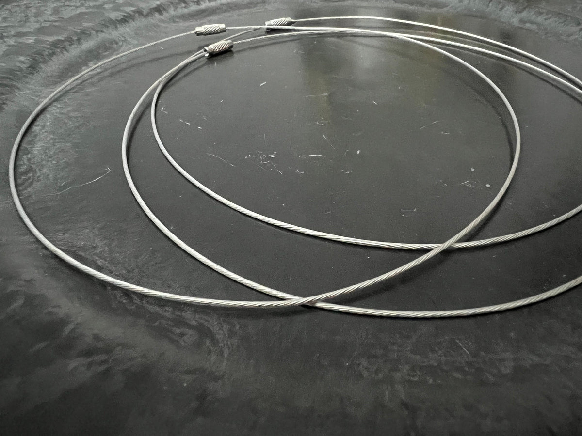 Neck ring, silver-colored