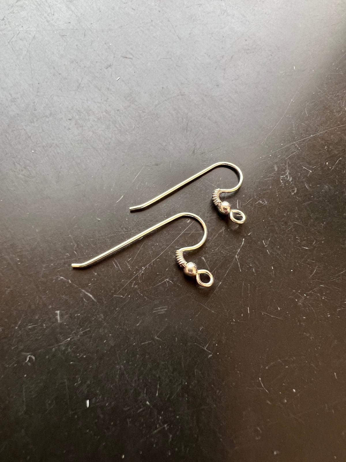 Ohrhaken 925-Silber, mit Kugel, 25 × 16 mm | B8