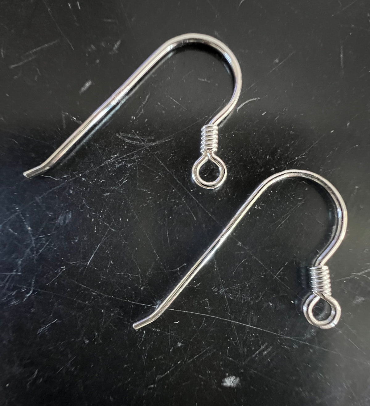 Ohrhaken 925-Silber, 25 × 15 mm, Made in Italy | B9