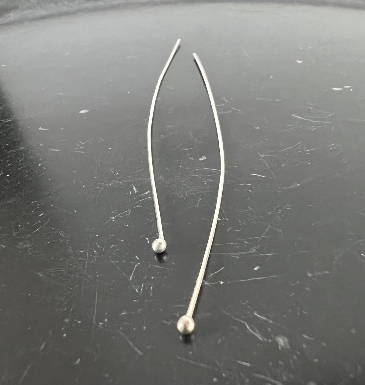 Kugelstifte 925-Silber, 0,6 × 80 mm | B17