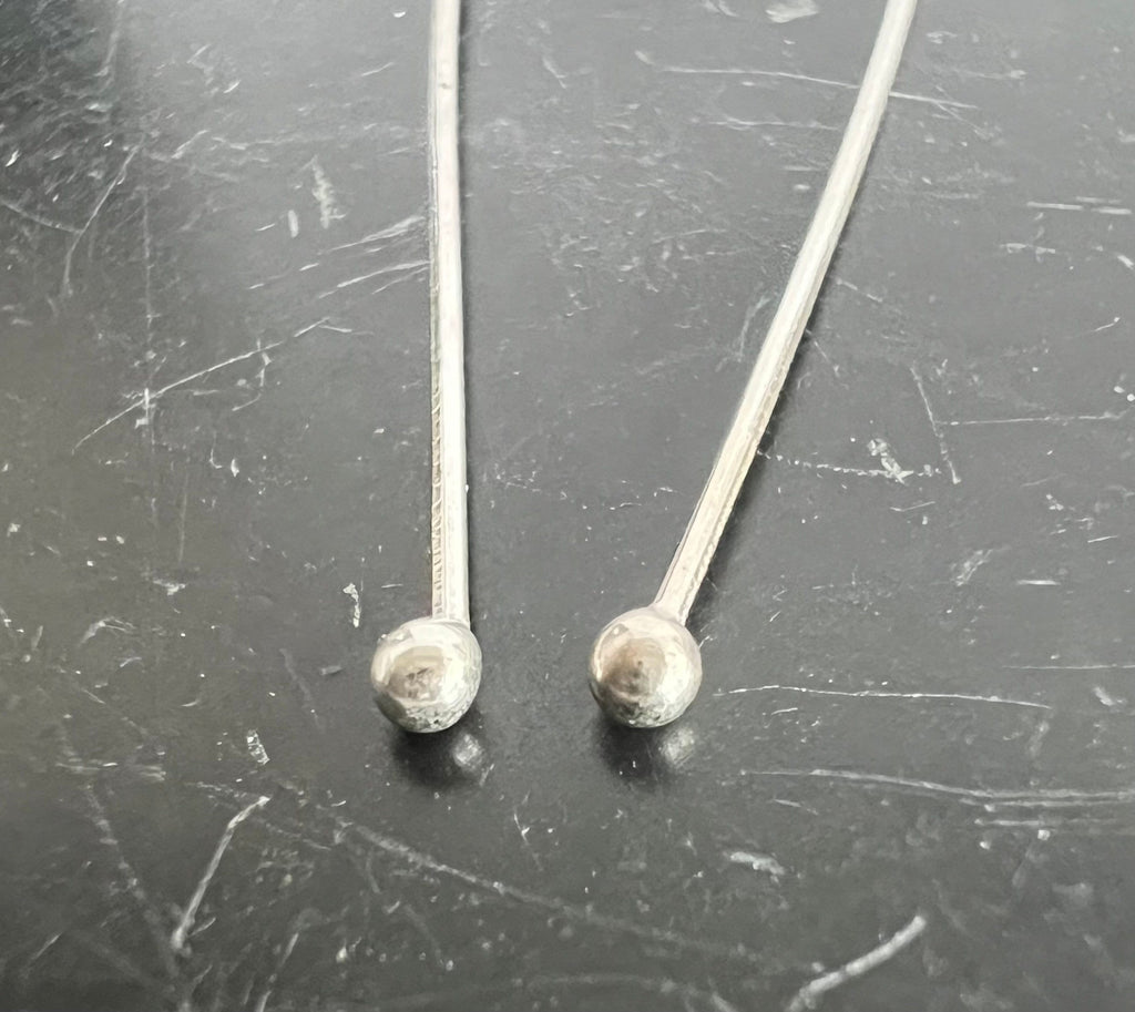 Kugelstifte 925-Silber, 0,6 × 80 mm | B17