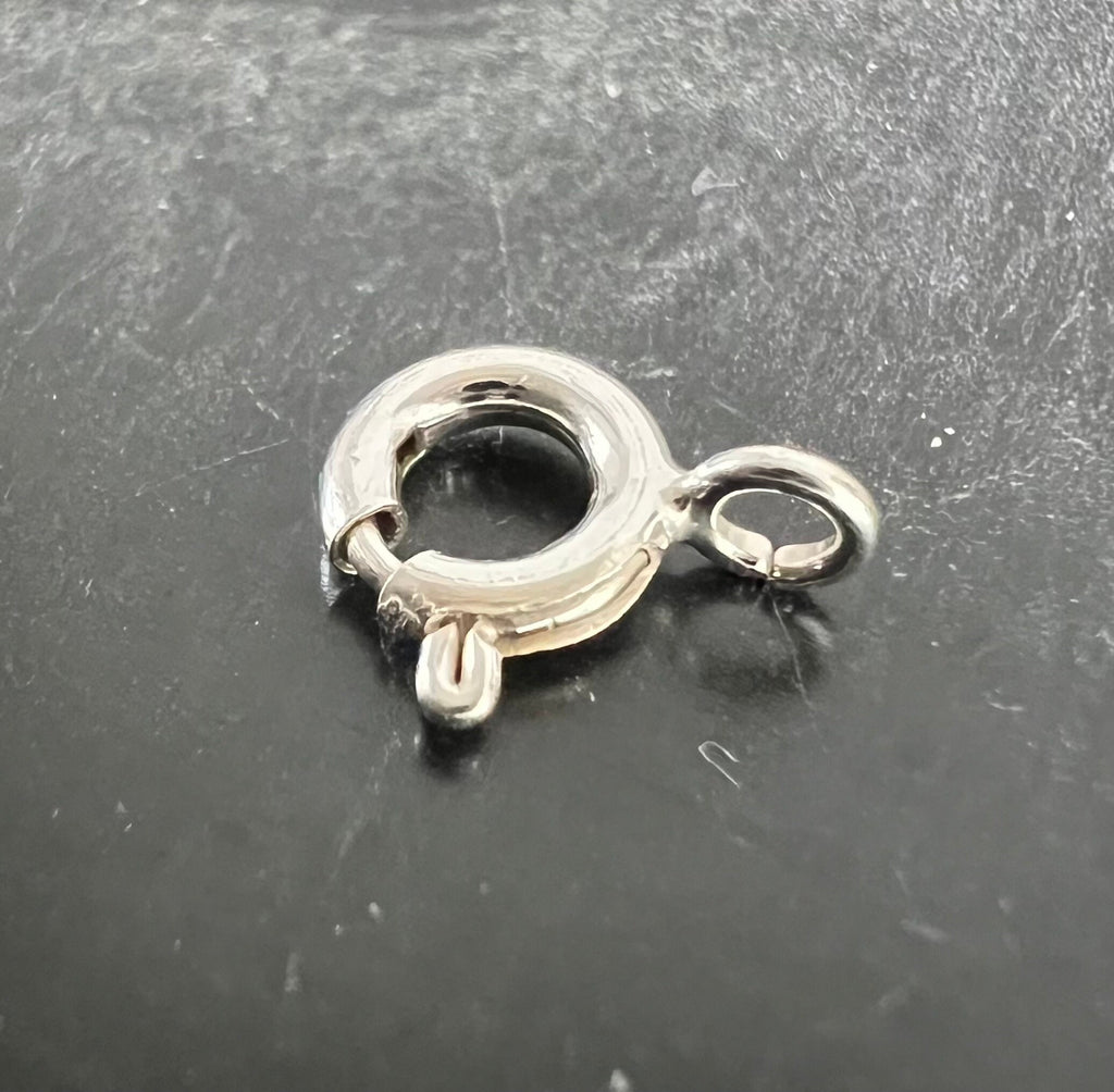 Federring Verschluss 925-Silber, 5 / 6 / 8 mm | Made in Italy