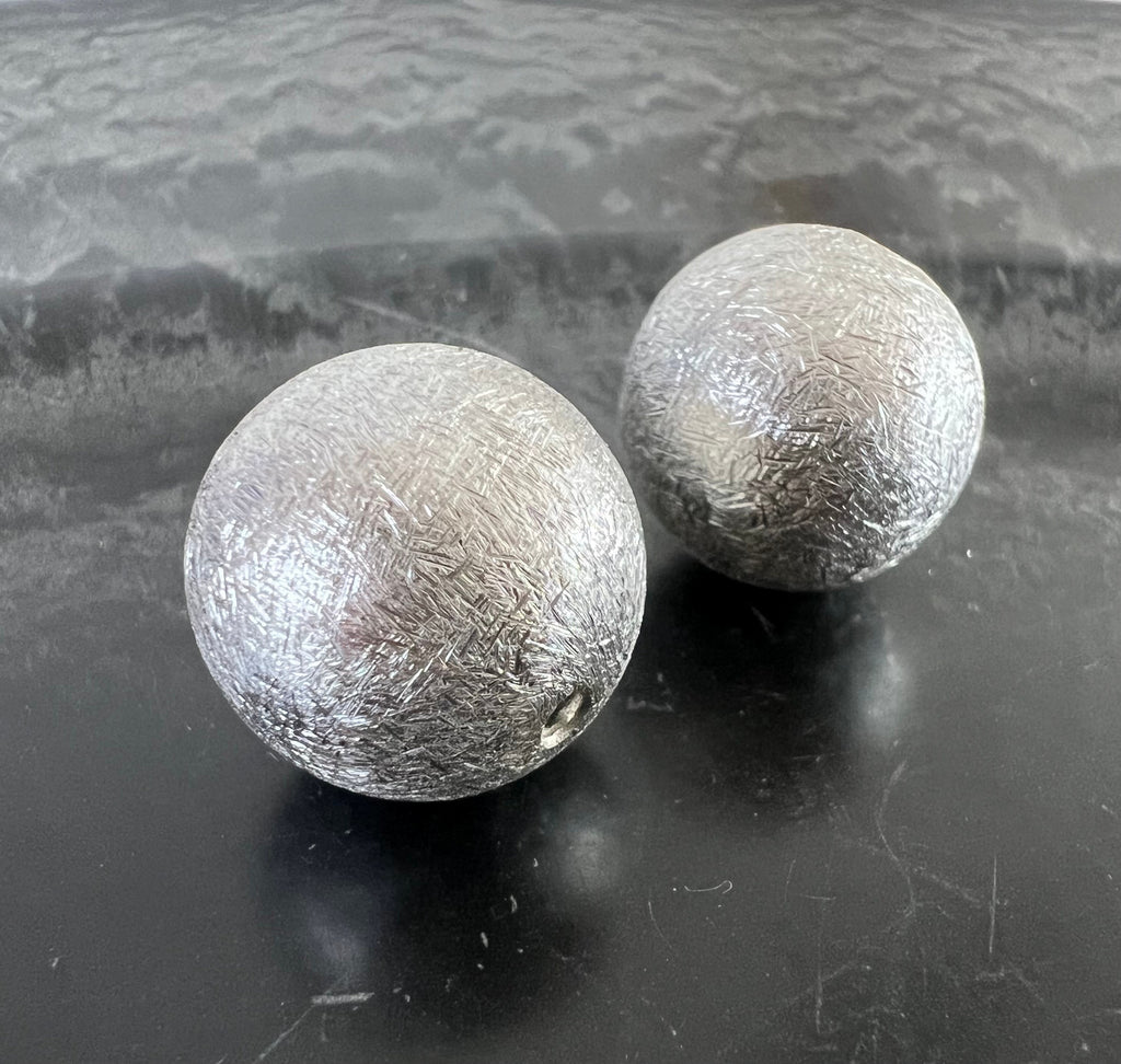 Kugel, 925-Silber, gebürstet, 4 – 10 mm
