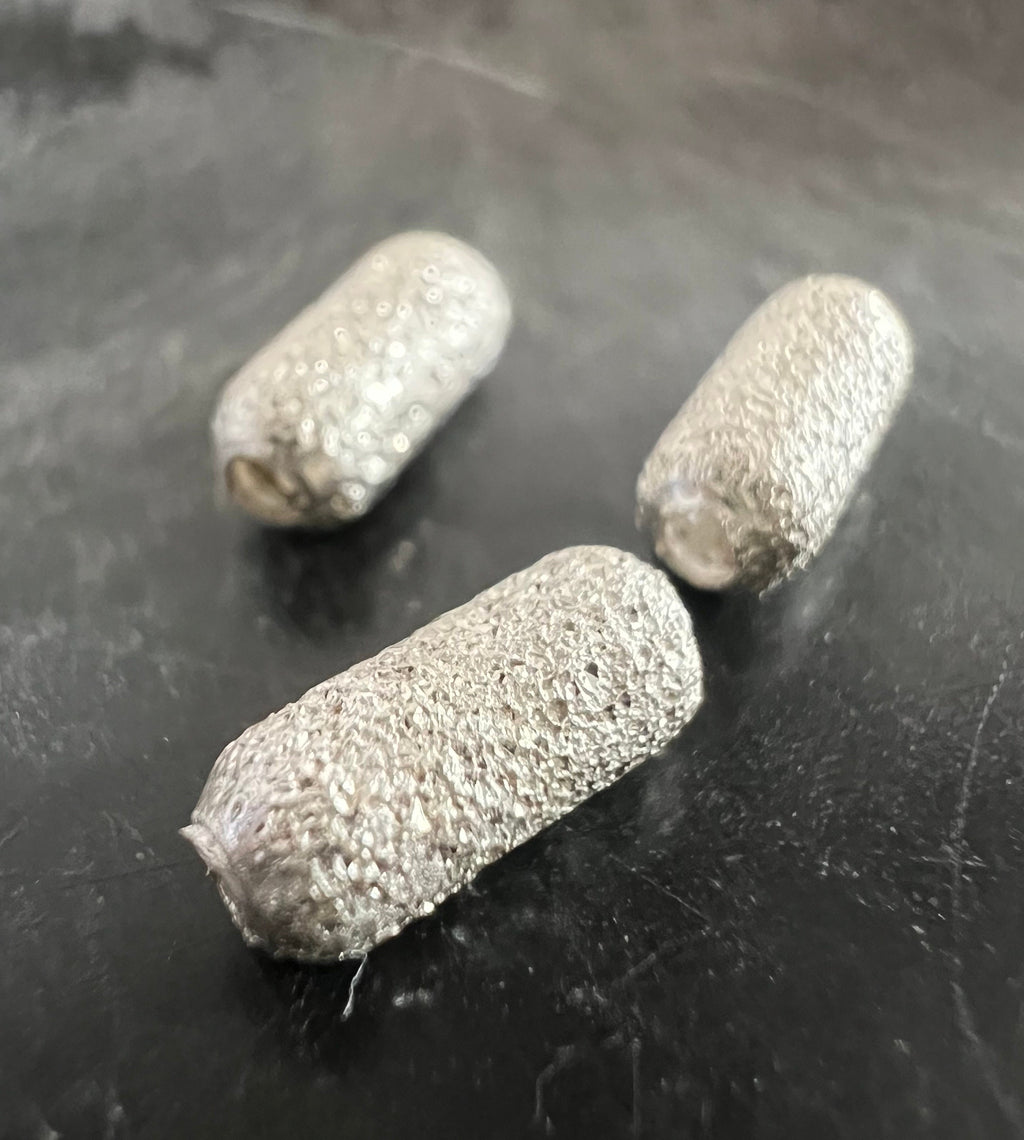 Walze, 925-Silber, diamantiert, 9,5 × 4 mm | D35