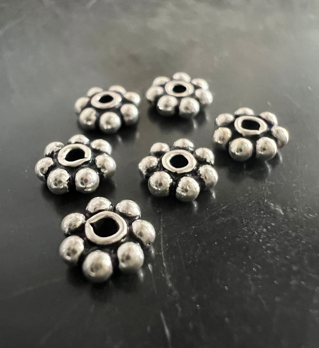 Blümchen, 925-Silber, geschwärzt, 5,5 mm | D58
