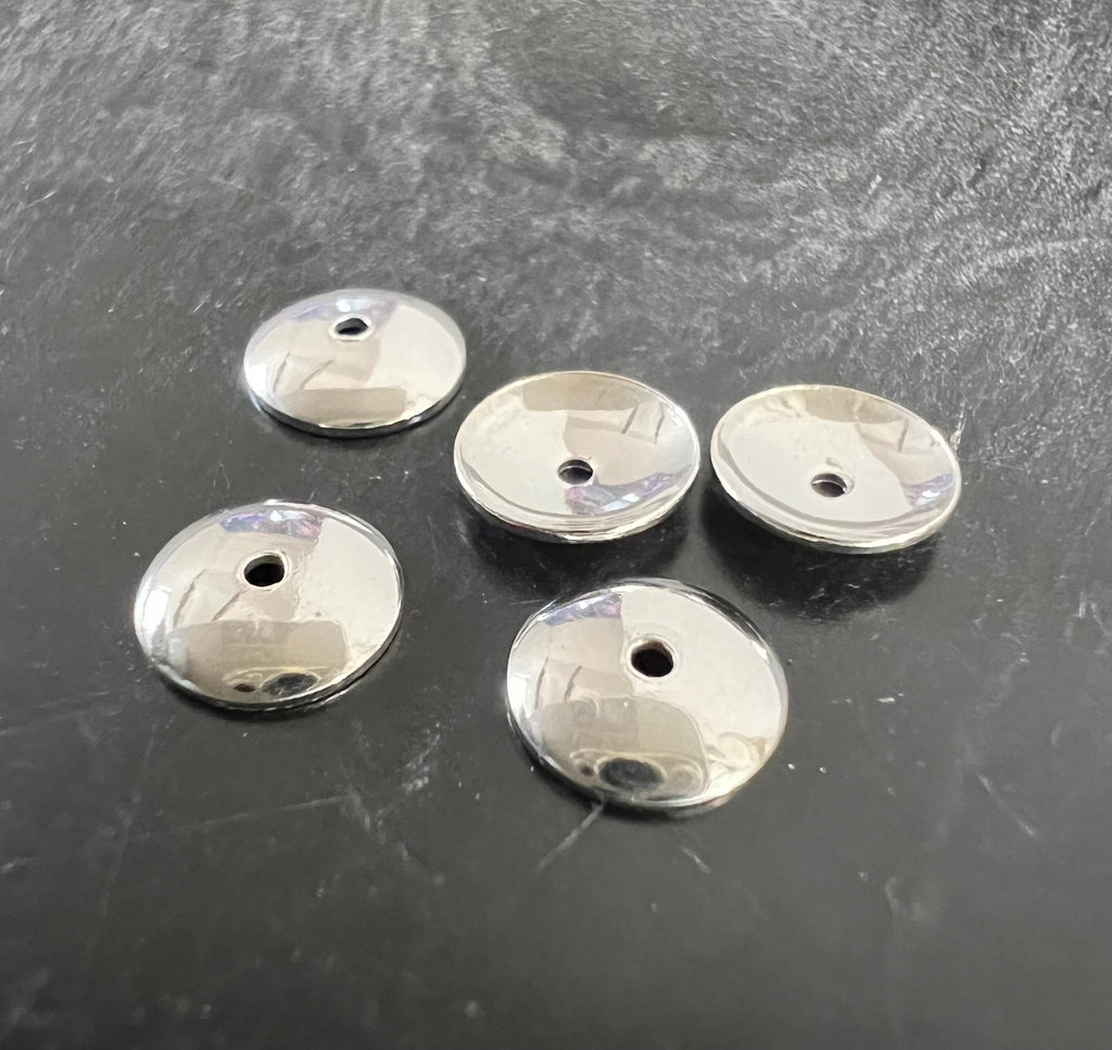 Half-spheres, 925 silver, 4 mm & 6 mm