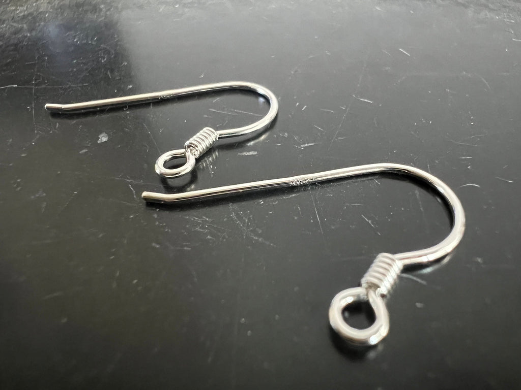 Ohrhaken 925-Silber, 25 × 15 mm, Made in Italy | B9