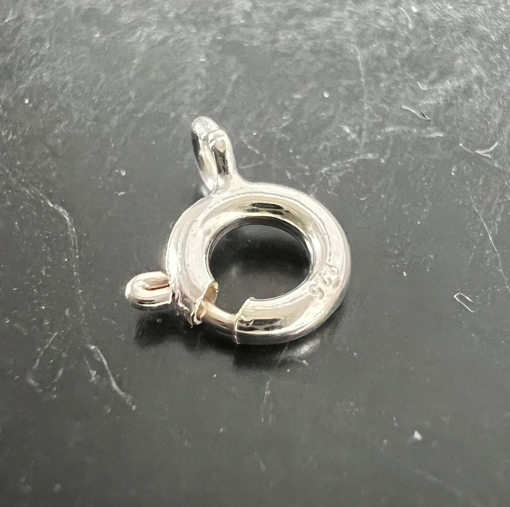 Federring Verschluss 925-Silber, 5 / 6 / 8 mm | Made in Italy