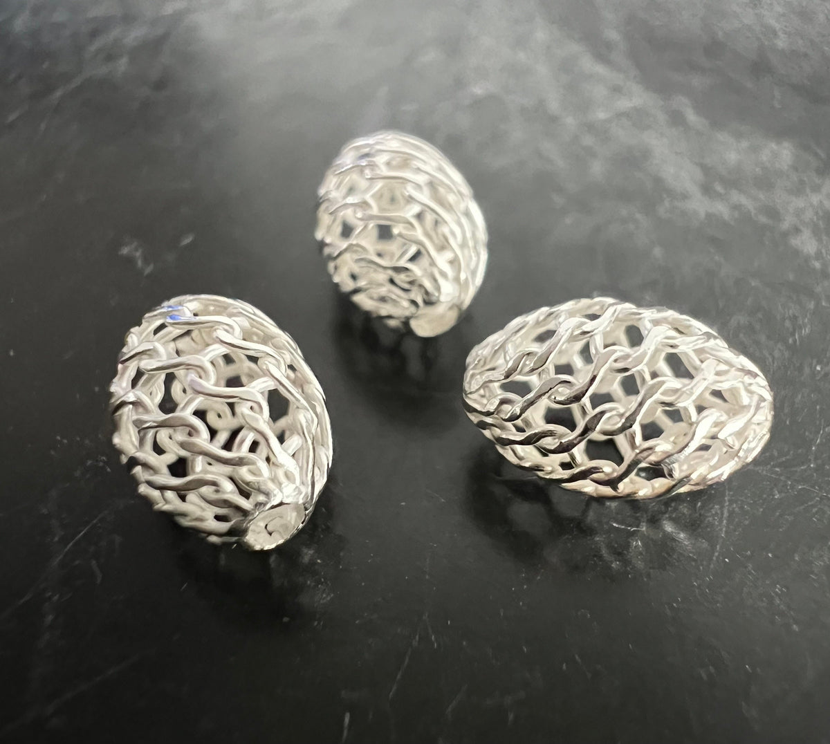 Web Olive, 925-Silber, gewebt, 5,5 – 11,5 mm