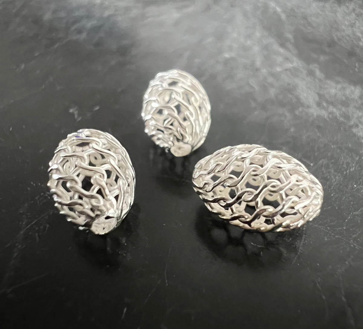 Web Olive, 925-Silber, gewebt, 5,5 – 11,5 mm
