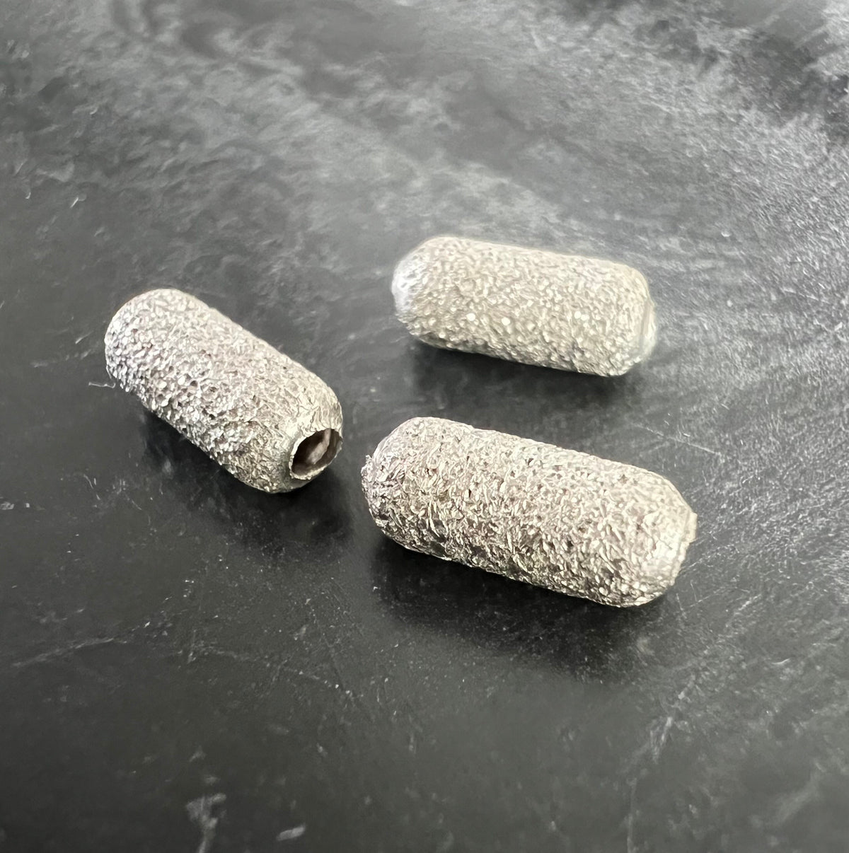 Walze, 925-Silber, diamantiert, 9,5 × 4 mm | D35