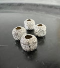 Cube, 925 silver, diamond-cut, 3.5 mm & 5.8 mm