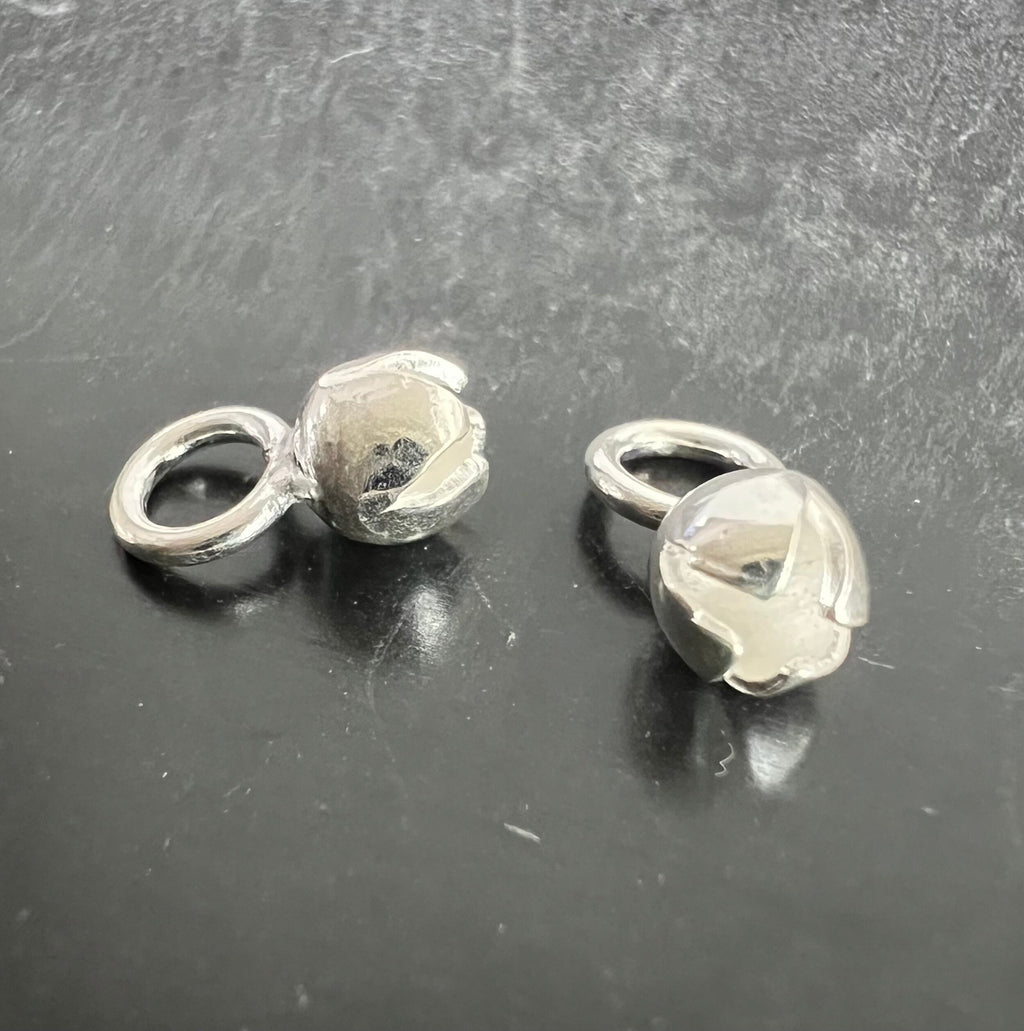 Kalotten / Sternkapseln 925-Silber & vergoldet, 4,5 mm