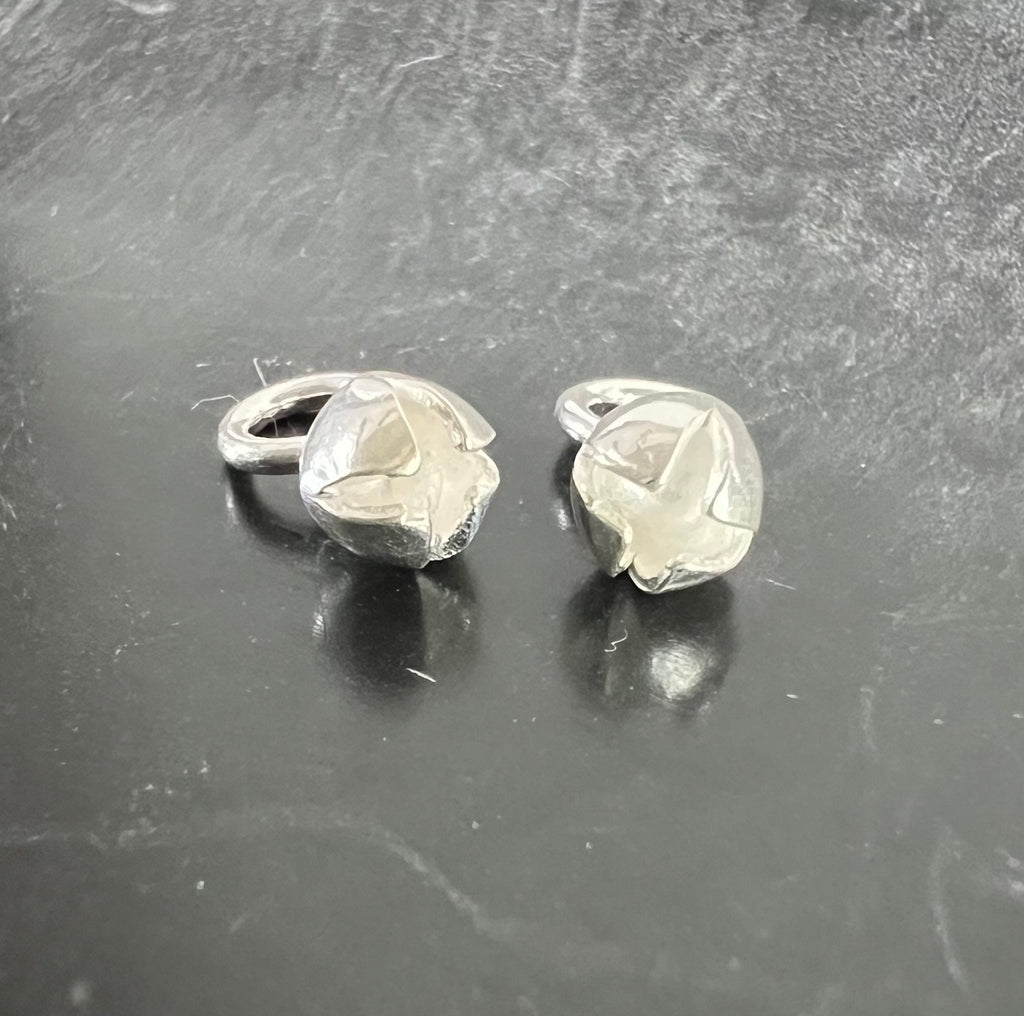 Kalotten / Sternkapseln 925-Silber & vergoldet, 4,5 mm