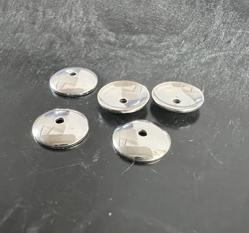 Half-spheres, 925 silver, 4 mm & 6 mm