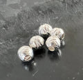 Kugel, 925-Silber, strukturiert, 6 mm | D59