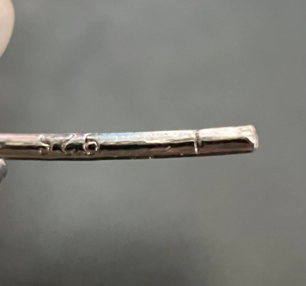 Muschelkern Ohrstecker 925-Silber, gold/braun, 6 mm & 8 mm