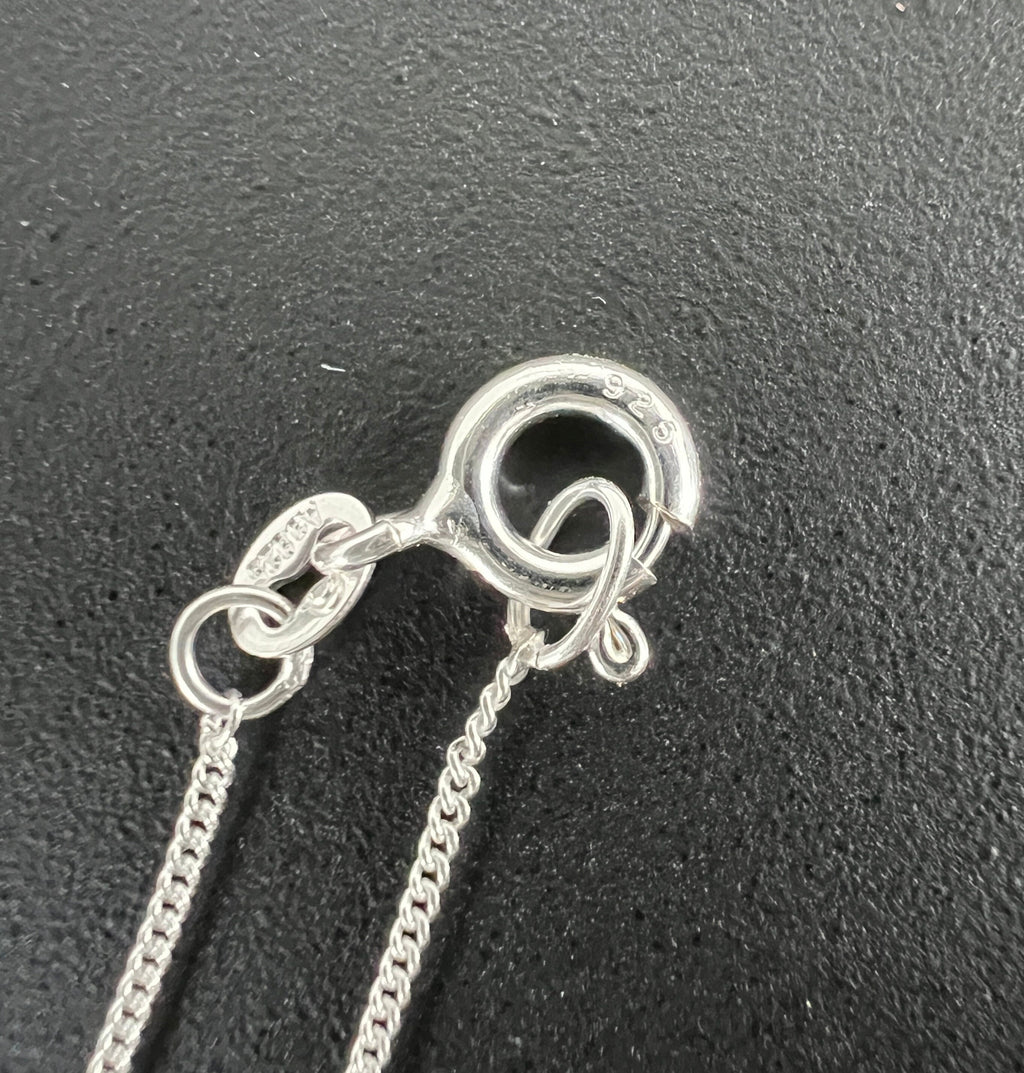 Kette 925-Silber, für Anhänger geeignet, 50 cm | T33