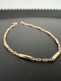 Armband 925-Silber rosévergoldet, 19 cm | T16
