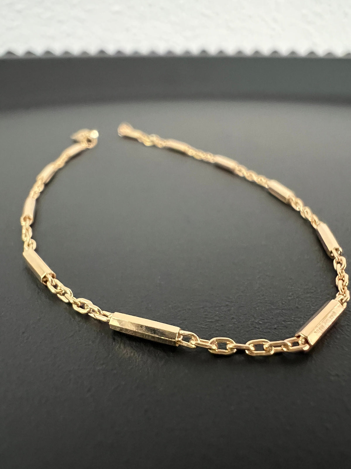 Armband 925-Silber rosévergoldet, 19 cm | T16