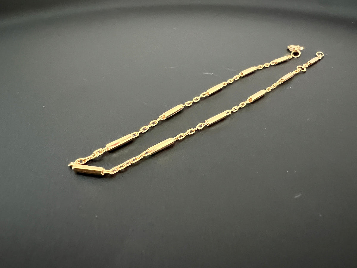 Armband 925-Silber rosévergoldet, 19 cm | T16