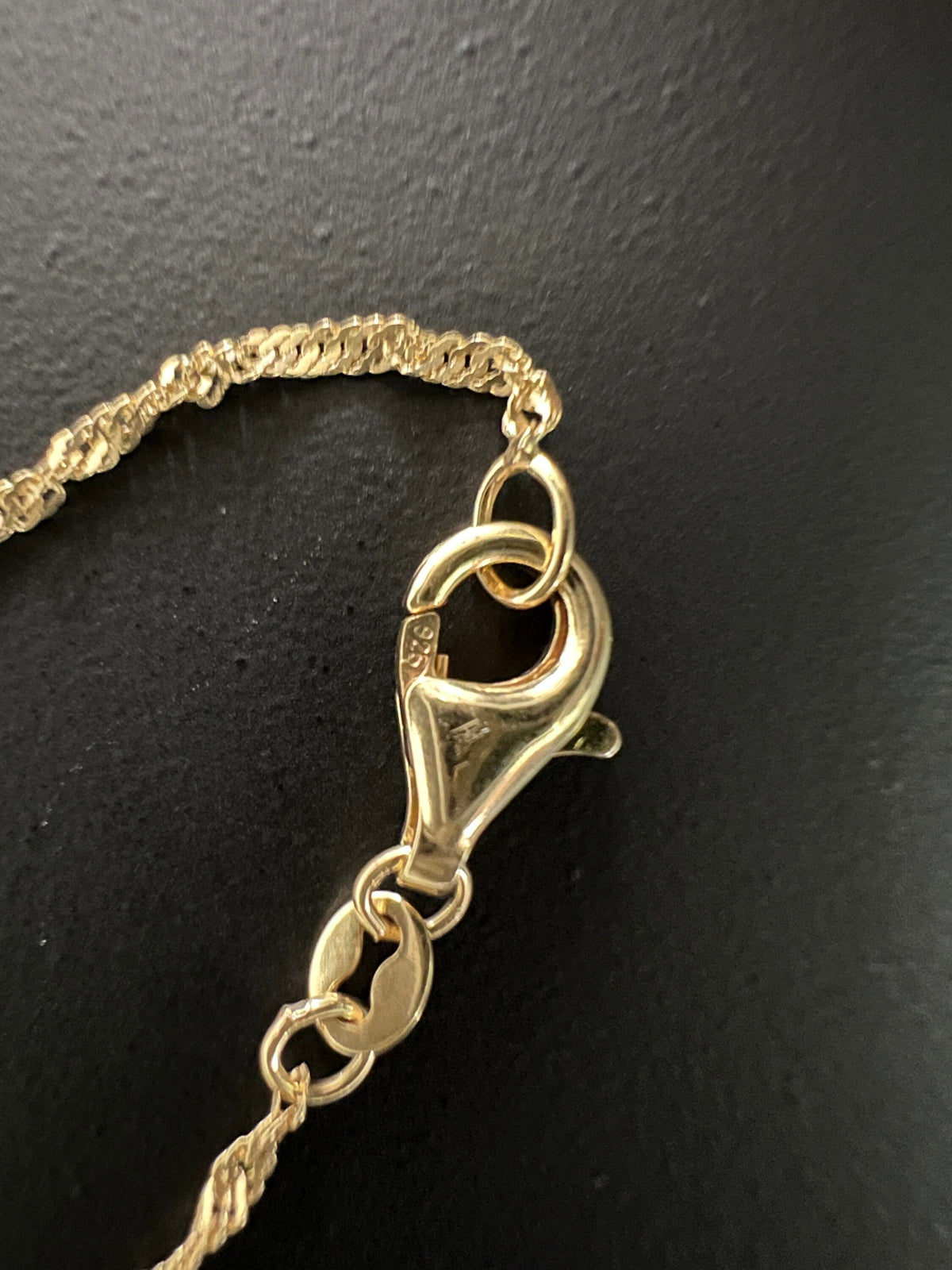 Kette 925-Silber vergoldet, sehr fein, 1 mm, 39,5 cm | T15