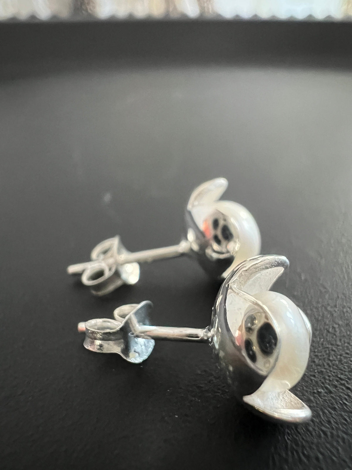 Perlen Ohrstecker 925-Silber, 9 mm | T5