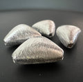 Zwischenstück Dreieck / Tasche, 925-Silber, gebürstet, 17 × 11,5 mm | C64
