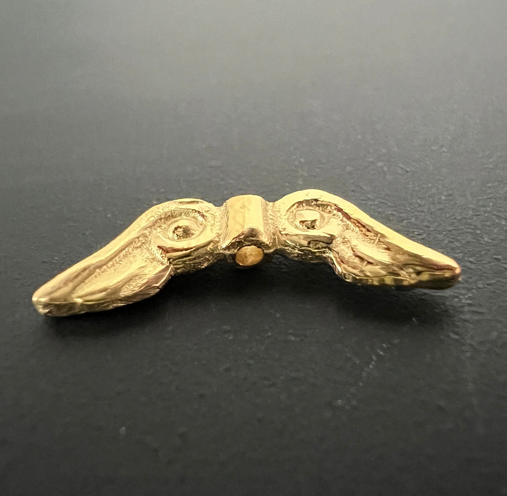 Wings / Angel, gold-plated 925 silver, 19 × 6.5 mm | C62