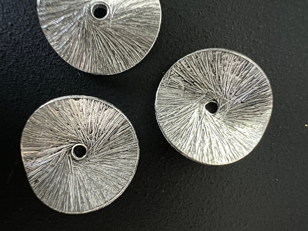 Gebogene Scheibe, 925-Silber, 4 – 12 mm