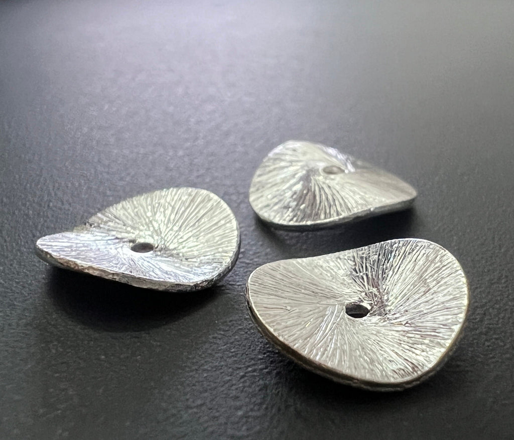 Gebogene Scheibe, 925-Silber, 4 – 12 mm